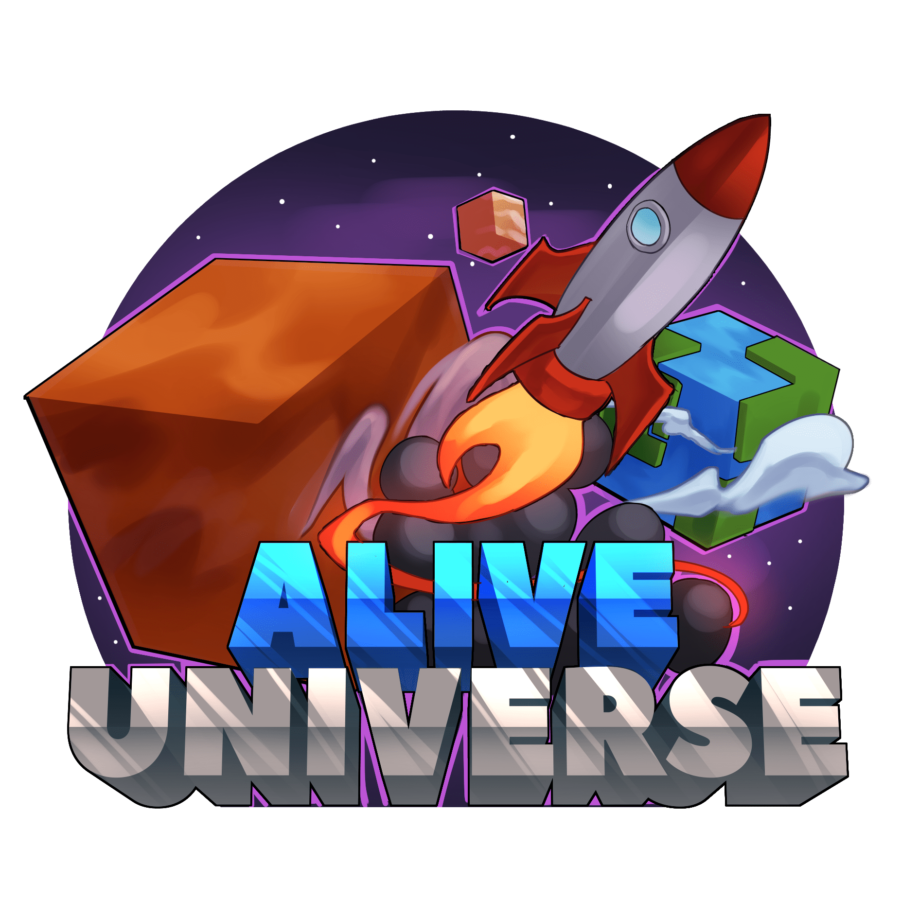 AliveUniverse Minecraft Logo